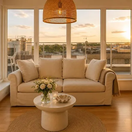 Panoramic River View And Terrace Apartman Krakkó